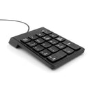 USB Numeric Keypad,USB 18 Key Number Numeric Keypad Keyboard for Laptop Des Z6O2