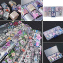Flower Transfer Manicure Decor Nail Foil Nail Art DIY Stickers Holographic  Top