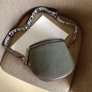 Fashion Crossbody Bag Women Leather Shoulder Messenger Saddle Bags (Grey)