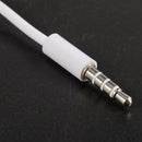 3.5mm Male to 2 Female Y Splitter Mic Speaker Cable White 18cm 2 Pcs Y9V2