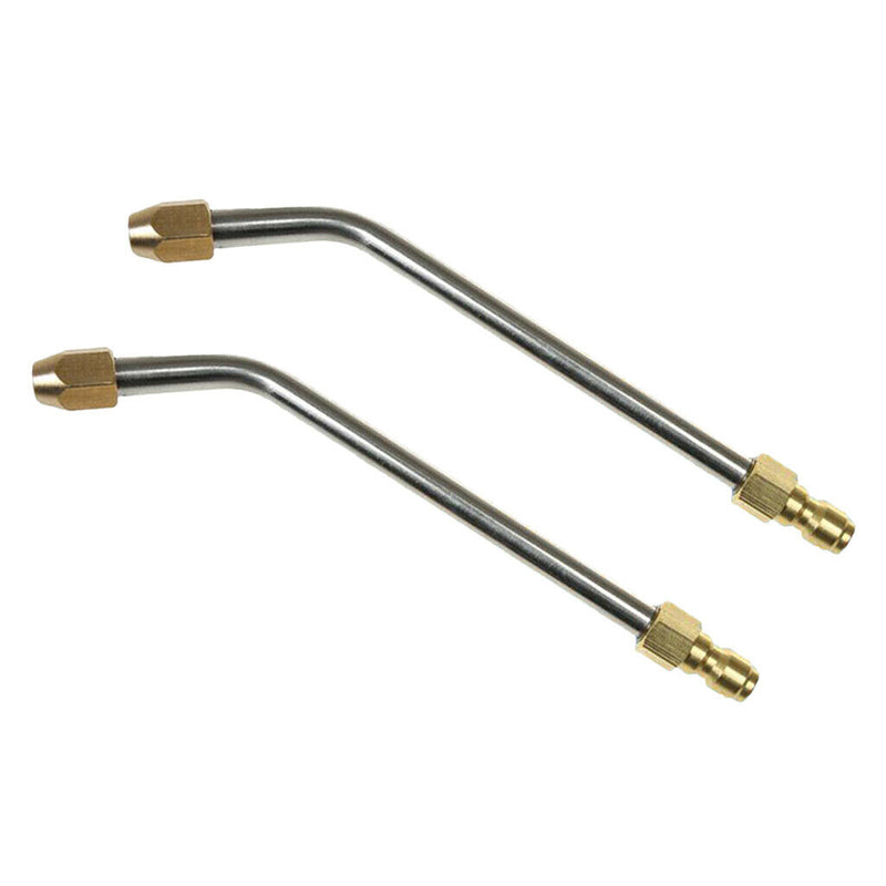 2PCS 1/4inch METAL WATER JET POWER WASHER PRESSURE NOZZLE LANCE FOR WATER