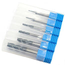 6Pcs 4 Flutes End Mills Set for Steels Square CNC Carbide Milling Cutter Sp X2E2