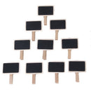 10Mini Wood Clip On Blackboard/Chalkboard For Wedding/Party Lolly Buffets TableM