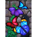 Diamond Painting Butterfly Stone Gate Full Round Drill Wall Picture 30x40cm