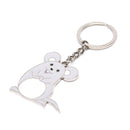 2020 Mouse Enamel Keyring Keychain Metal Key Holder Souvenir Bag Pendant Gi k Gw