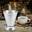 75ml Stainless Steel Measure Cup Cocktail Tool Bar Mixed Drink Jigger Spoon