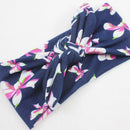 Baby Girls Rabbit Ears Elastic Hair Bands Flowers Bowknot Headband