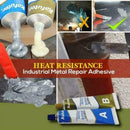 Industrial Heat Resistance Cold Weld Metal Repair Paste A&B Adhesive Gel US