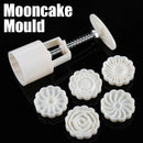 7PCS Flowers Stamps Pastry Moon Cake Mold Mooncake Mould DIY Craft Baking Tool