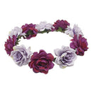 Fashion Women Wedding Hair Flower Garland Crowns Headband Floral Wreath Hai