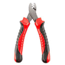 Red Black Handle High Carbon Steel Cable Wire Stripper Cutter Crimpers