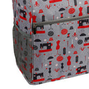 Home Sewing Machine Cover with Pockets Dustproof Oxford Cloth Carry Storage Case