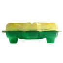 Plastic Burst Gyro Combat Arena Spinning Top Stadium Plate with Cover Green