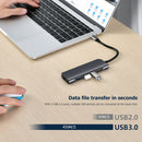 Type C USB C USB 3.1 to HDMI Type-C 3 USB 3.0 Adapter Hub For Macbook Pro