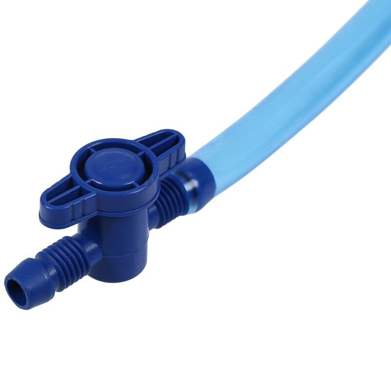 Aquarium Switch Control Water Siphon Vacuum Pump, Blue
