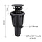 1/2 Inch 3/4 Inch Integrated Sprinkler High Water Pressure 360 Degrees Rota