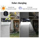 206LED Solar Motion Sensor Wall Light Outdoor Waterproof Garden Yard treet Lamp