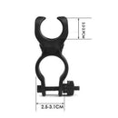 360 Degree Rotary Bycicle Clip Holder Bracket for Flashlight Torch Lamp