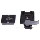 Camera 323 Quick Release Adapter 1/4'' Screw w/ Manfrotto 200PL-14 Compat Plate