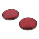 6-Pair Round Reflectors Universal For Motorcycle ATV Dirt