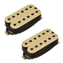2pcs Electric Guitar Humbuckers Dual Coils Pickup Brass Baseplate Musical