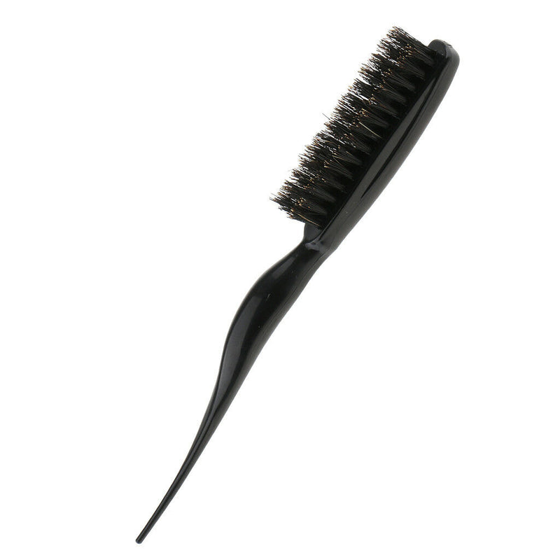 Hairdressing Barber Hairstylist Styling Teasing Nylon Bristle Brush Comb