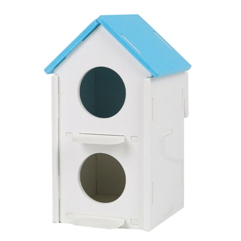 2X 2 Layer Bird Breeding Box Bird House Outdoor Garden Decor Pet Birdhouse for