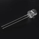 50 Pcs 5mm Flat Head 2 Pin Blue LED Light Emitting Diodes