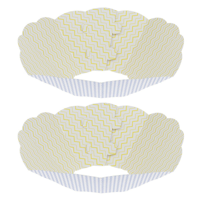 2x Pet Anti-bite Paper Collars Dog Resuable Collapsible Collar Paw Pattern-L