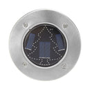 Outdoor Waterproof 60 LED Walkway Lights Solar Garden Lawn Lamp (Blue) A
