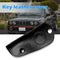 Key Case Litchi Synthetic Key Fob Cover Wear-resistant for BMW E46 1998-2005