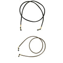 2x PU Leather Stripe Eyeglasses Chain Holder Retainer Spectacles Rope Neck Cord