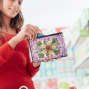 DIY Colorful Special Shaped Diamond Painting Wristlet Clutch Zipper Wallet