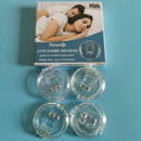4pcs Silicone Anti Snore Magnet Nose Clip Snoring Stopper with Storage Box