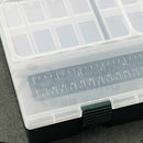 Fishing Tackle Box Durable Storage System Organizer Compartments Capacity