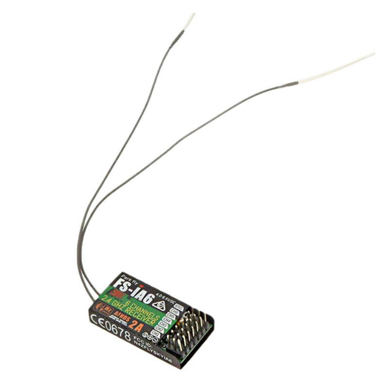 Flysky FS-iA6 2.4G 6CH Receiver AFHDS 2A For RC Fixed-wing Aircraft Glider
