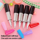 5PC Multi-Color Lipstick Shape Ballpoint Pen Blue Ink Ballpen Stationery AU