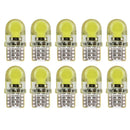 10pcs DC 12V T10 COB 6SMD LED Car Light Bulbs 360Â° Beaming Width Lamps