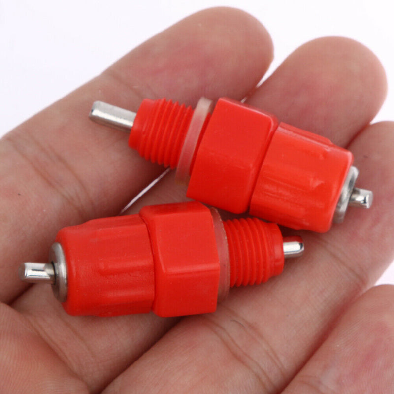 50 Pcs Water Cups Nipple Chicken Drinkers Waterer 360 Angle Poultry Supplie
