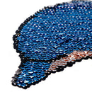 Dolphin Reversible Sequined Sew On Patches Embroidered Patch Applique  Z