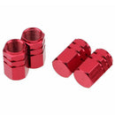 4X Aluminum Tire Wheel Rims Stem Air Valve Caps Tyre Cover Car Truck Bike  1X