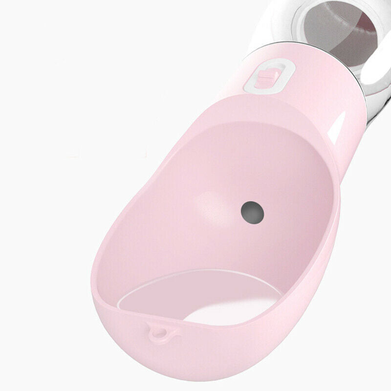Portable Pet Dog Cat Bowl Water Bottle Dogs Travel Puppy Cat Food Drinking  T5N9