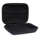Mini Zipper Earbud Pouch USB Cable Portable Earphone Storage Bag (Black) A