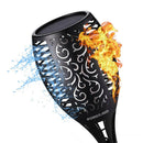 Outdoor Garden Solar Flame Light Waterproof LED Torch Lamp for Yard (2pcs)