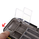 Fishing Lure Bait Tackle Waterproof Storage Box Case With 12 Compartments