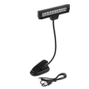 10 LED Music Stand Light, Rechargeable USB Book Reading Light, Also for