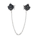 Retro Shawl Clips with Chain - Pack of 3 - Cardigan Shrug Sweater Clips Clasp,