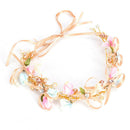 Bridal Flower Crown Headband Wedding Prom Beach Floral Garland Wreath Wedding 3C