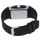 Luxury Digital Mens Red LED Light Sport Wrist Watch Gift Style - Black