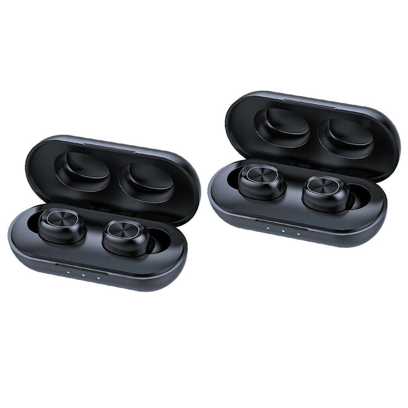 2x Waterproof 5.0 Wireless Bluetooth Earbuds With Charging Case For Android IOS